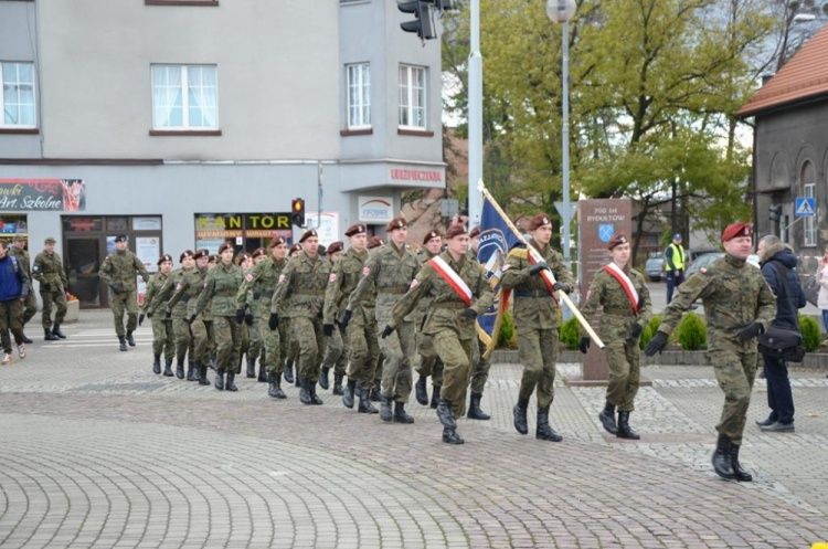 Młodzi mundurowi z Rydułtów złożyli przysięgę, dk, materiały prasowe Starostwo Powiatowe w Wodzisławiu Śląskim