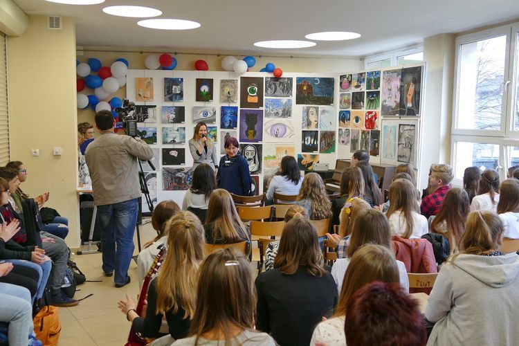 W wodzisławskim ZSP wręczono nagrody za regionalny konkurs „Spacer po wyobraźni - Strach ma wielkie oczy”, Aneta Buczak