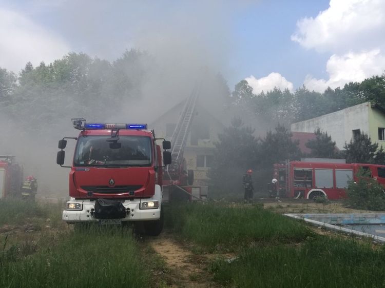 Pożar „Bażanciarni” w Radlinie, Mateusz Kaczmarek/Straż pożarna Wodzisław