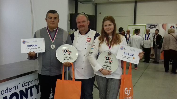 Uczniowie „Ekonomika” w finale konkursu gastronomicznego w Czechach, ZSE w Wodzisławiu Śląskim
