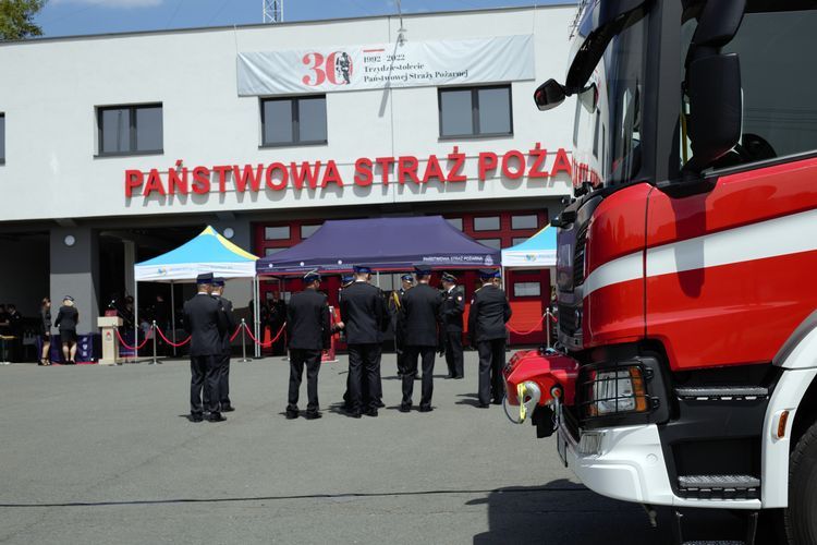 Dzień Strażaka 2022. Apel przy Państwowej Straży Pożarnej w Wodzisławiu, Kamil Budniok