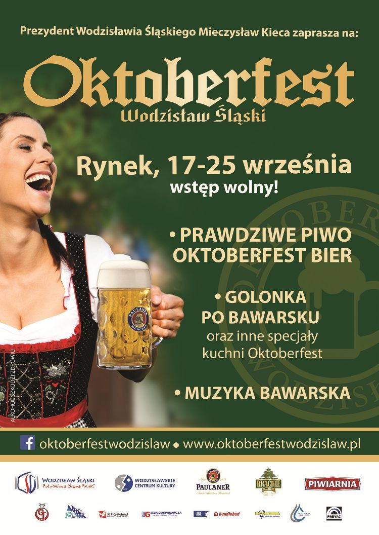 Święto piwa na wodzisławskim rynku! U nas także poczujesz atmosferę słynnego Oktoberfestu, materiały prasowe UM Wodzisław Śląski
