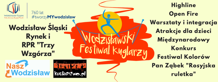 Już jutro II edycja Wodzisławskiego Festiwalu Kuglarzy, Materiały prasowe
