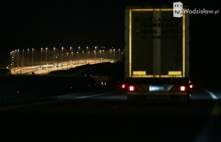 Oświetlenie na autostradzie A1 w Godowie, Dominik Gajda