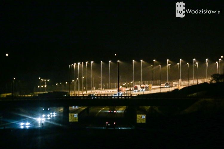 Oświetlenie na autostradzie A1 w Godowie, Dominik Gajda