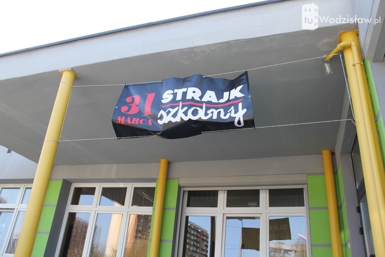 Strajk nauczycieli w Wodzisławiu, mk