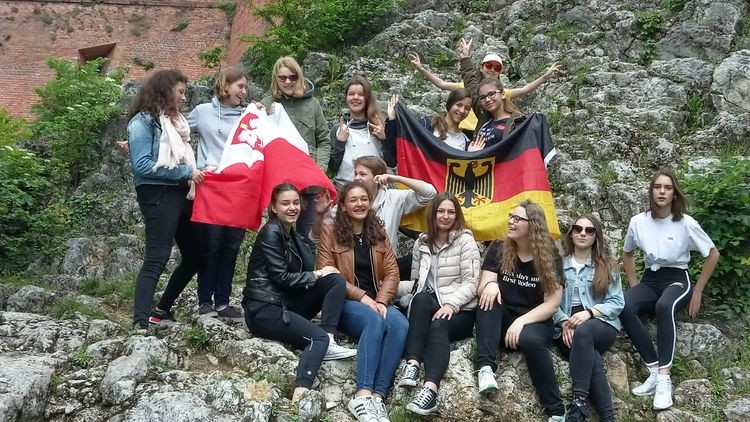 Uczniowie z Niemiec przyjechali z rewizytą do wodzisławskiej szkoły, Materiały prasowe