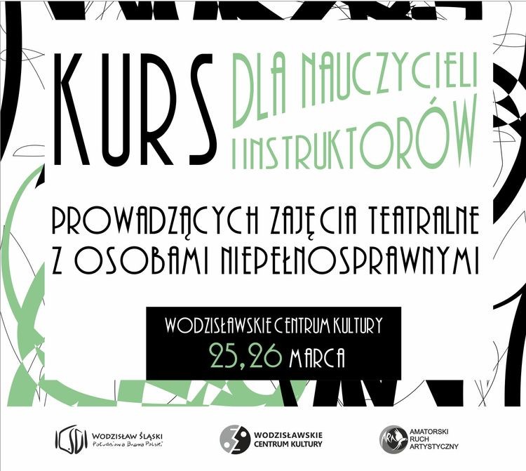 WCK: trwają zapisy na kurs teatralny dla pracujących z osobami niepełnosprawnymi, Wodzisławskie Centrum Kultury