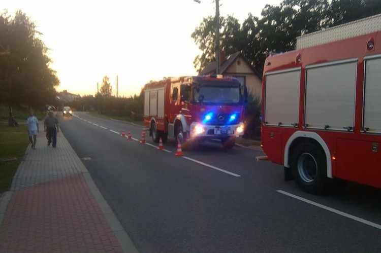 Łaziska: Groził podpaleniem domu i uciekł, OSP Łaziska