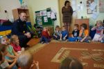 Wodzisławscy policjanci rozmawiali o bezpieczeństwie z przedszkolakami, 