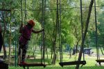 Świetna zabawa w parku linowym, materiały prasowe MOPS Wodzisław Śląski