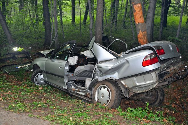 Zdjęcia z wypadku w Wodzisławiu przesłane przez internautę, Bronisław Krywulko