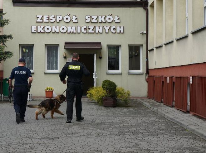 Ewakuacja w wodzisławskim ekonomiku, Komenda Powiatowa Policji w Wodzisławiu Śląskim