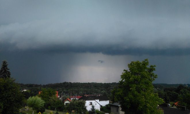 Burza nad Wodzisławiem. Zobacz zdjęcia