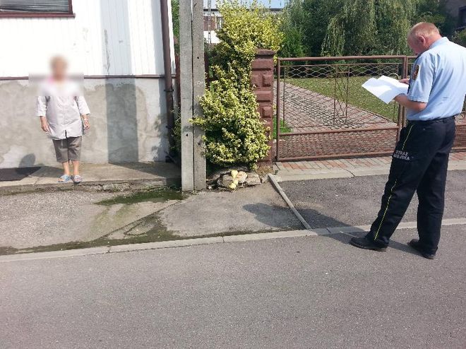 Tak wyglądała interwencja Straży Miejskiej w Wodzisławiu, Straż Miejska w Wodzisławiu Śl.