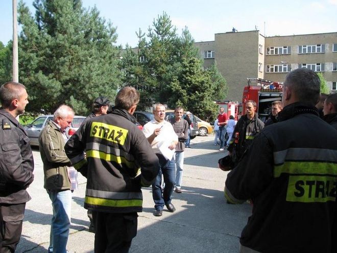 Ćwiczenia strażaków w Gorzycach, KPPSP w Wodzisławiu Śląskim