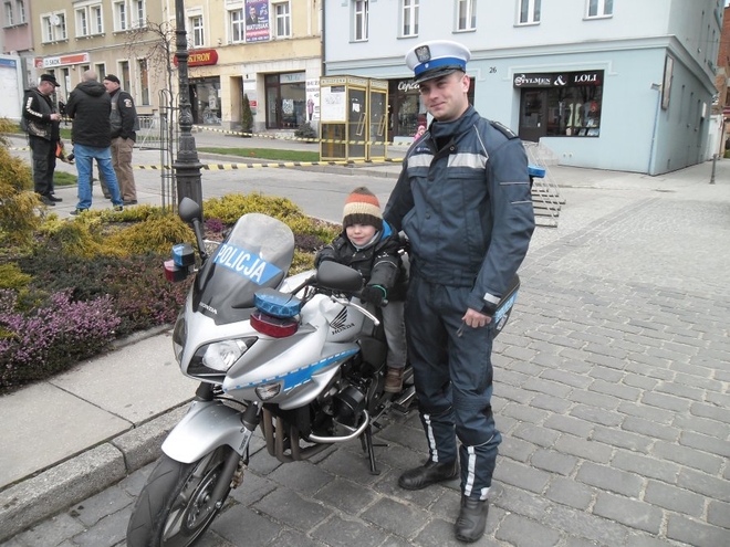Policjanci wsparli akcję Motoserce, KPP Wodzisław Śl.