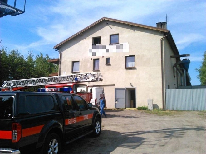 Pożar w strefie przemysłowej w Czyżowicach, Straż pożarna w Wodzisławiu