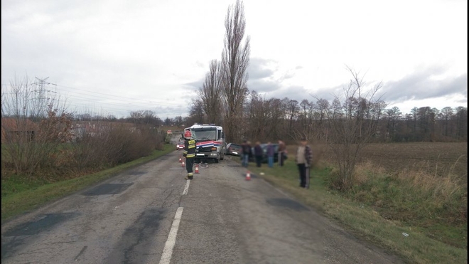 Ciężarówka zderzyła się ze śmieciarką, KPP Wodzisław Śl. 