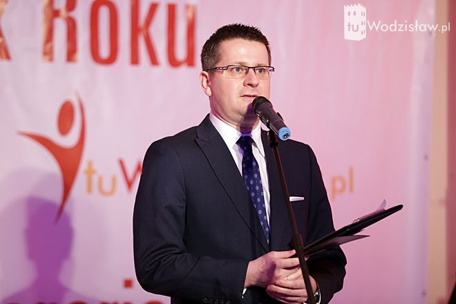Gala finałowa konkursu Człowiek Roku tuWodzisław.pl 2015, Dominik Gajda