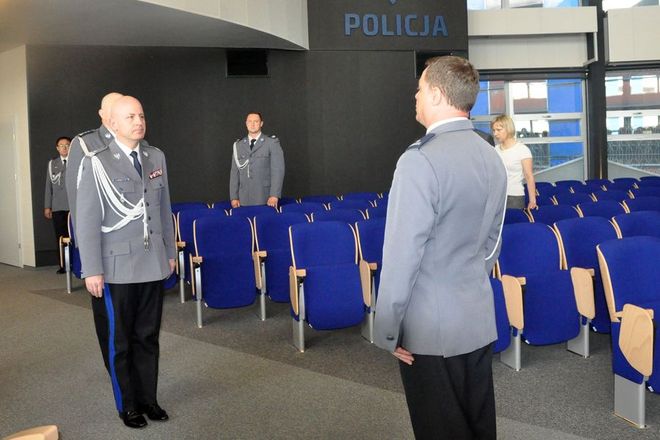 Krzysztof Justyński oficjalnie szefem śląskiego garnizonu, Policja