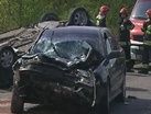 Tragiczny wypadek w Mszanie. Kierowa zginął na miejscu