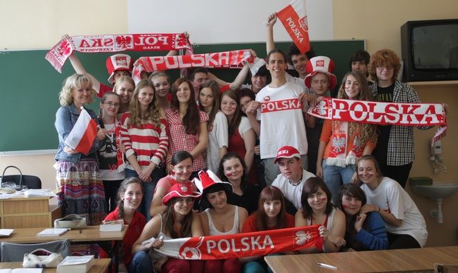 Tak 4 lata temu na Euro 2012 kibicowali uczniowie w Zespole Szkół im. 14 Pułku Powstańców Śląskich