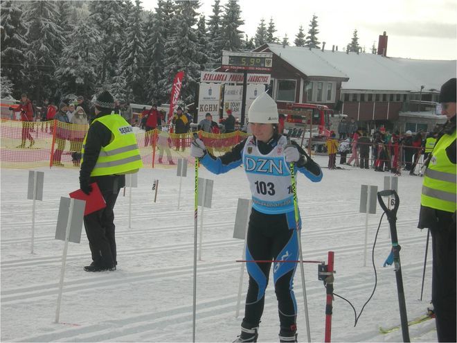 Na dystansie 5km stylem klasycznym Sabina Śpiewak zajęła 2 miejsce