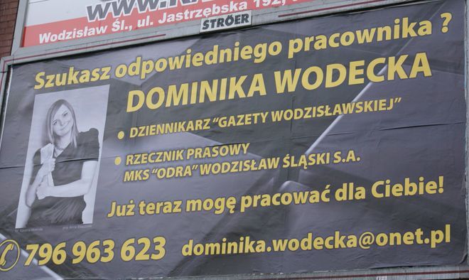 Kampania nie przyniosła takich rezultatów, jakich spodziewała się Dominika Wodecka