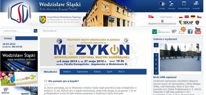Hakerzy zaatakowali stronę UM Wodzisław