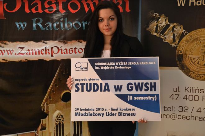 Laureatka konkursu, Roksana Gatner z Zespołu Szkół nr 2 w Jastrzębiu-Zdroju