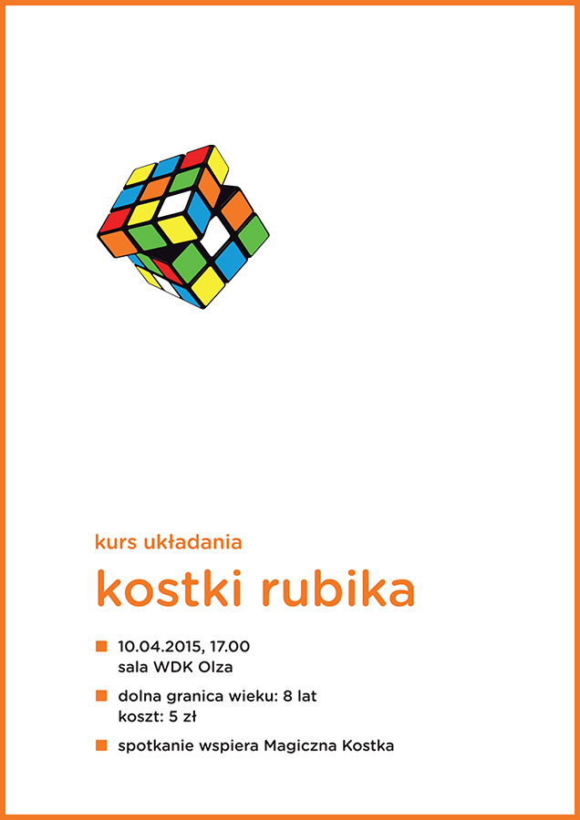 WDK Olza: Startuje kurs układania kostki Rubika i zajęcia techniczne, materiały prasowe