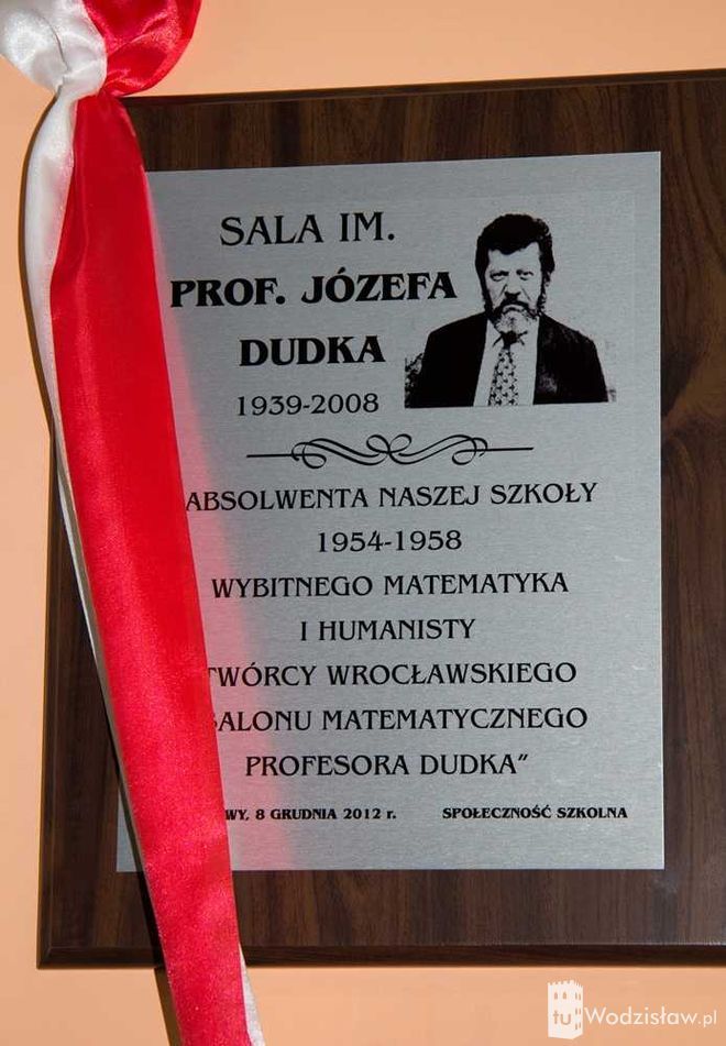 Prof. Dudek w gronie honorowych absolwentów LO w Rydułtowach, Materiały prasowe