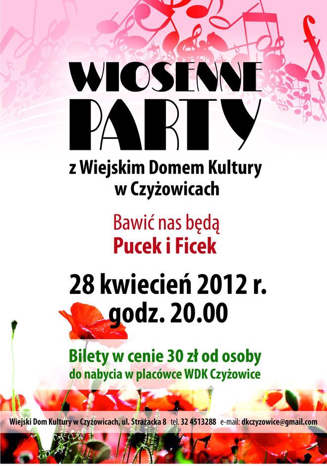 Wiosenne Party w Czyżowicach, Materiały prasowe