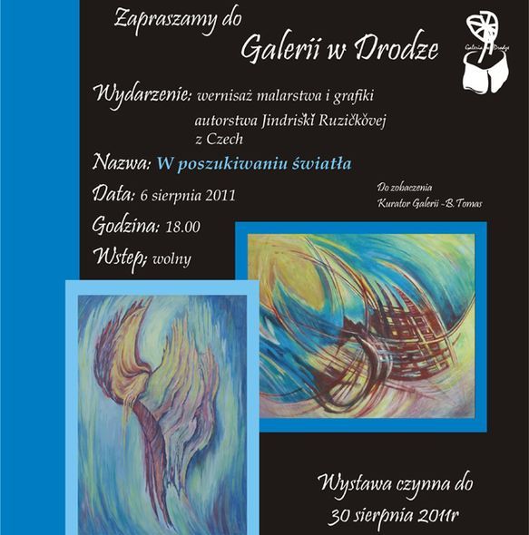 Galeria w Drodze: dzieła Jindřiški Ružičkovej, Materiały prasowe