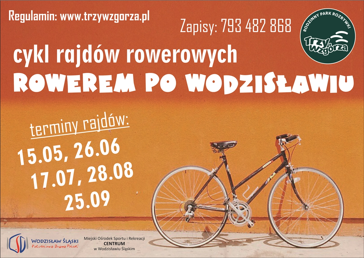 W Wodzisławiu Śląskim rusza cykl rajdów rowerowych ''Rowerem po Wodzisławiu''