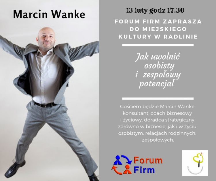 Spotkanie z Marcinem Wanke w Radlinie, 