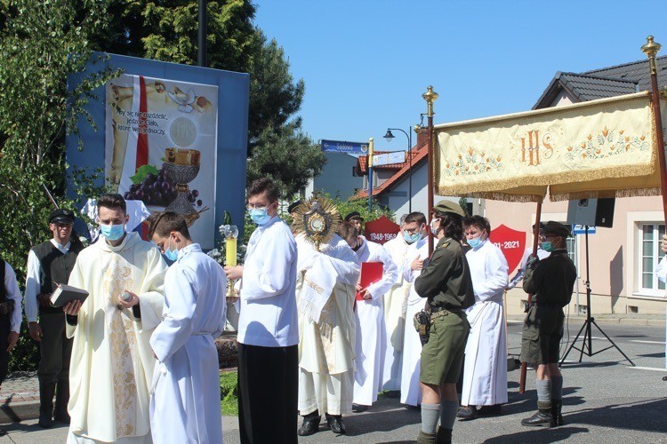 Wodzisławianie uczestniczyli w procesji Bożego Ciała, Aleksandra Bienias