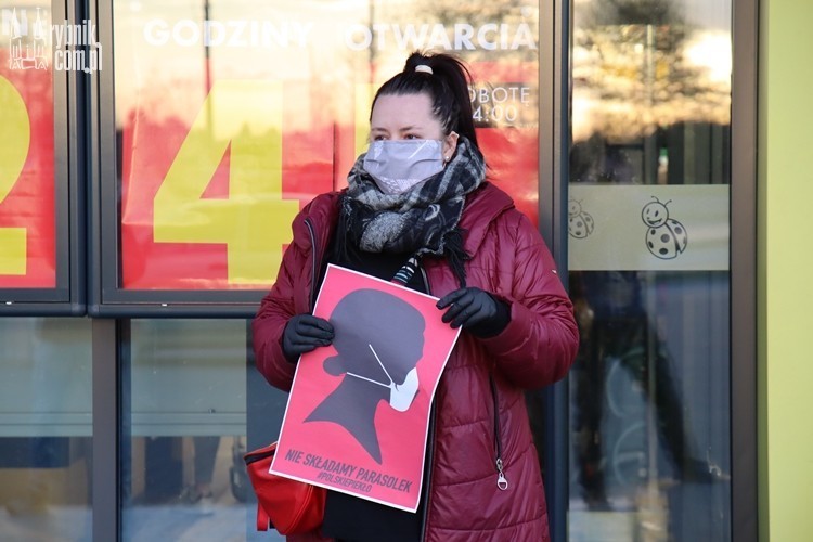 Nie chcą zakazu aborcji. Niecodzienny protest wodzisławianek w Rybniku, Bartłomiej Furmanowicz