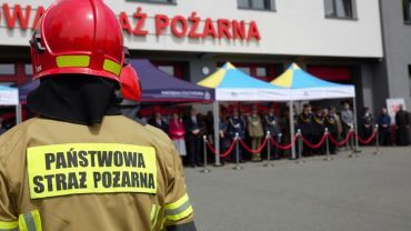 Dzień Strażaka 2022. Apel przy Państwowej Straży Pożarnej w Wodzisławiu