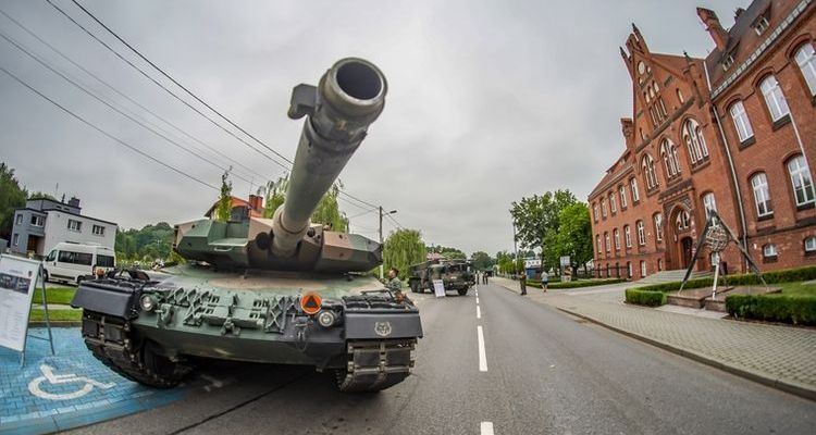 Leopard 2PL, najnowocześniejszy czołg w polskiej armii w Wodzisławiu Śląskim. Zobaczcie jak się prezentował
