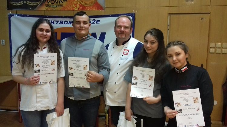 Sukcesy uczniów w Gastro Kromĕřiž Cup 2019, ZSE
