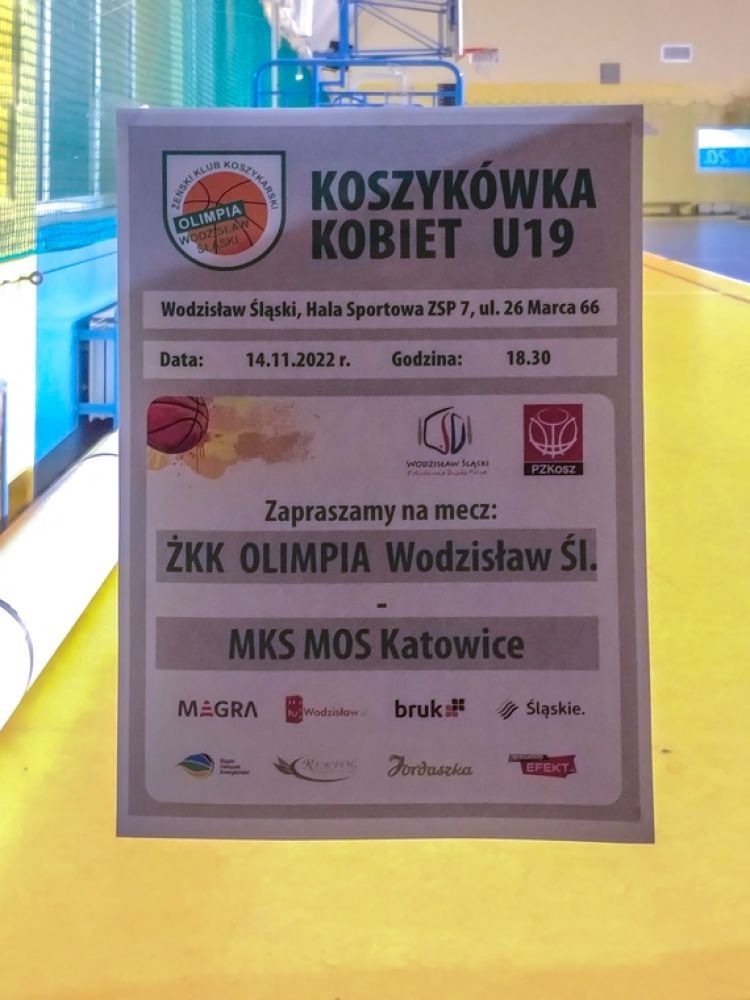 Porażka zespołu U19. Olimpia Wodzisław Śląski - MKS MOS Katowice (66:88). Zobaczcie zdjęcia, Grzegorz Matla