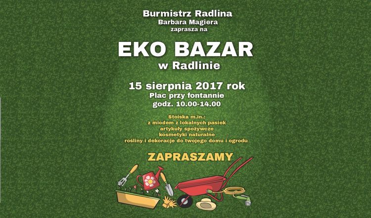 Pierwszy radliński Eko Bazar już we wtorek!, UM Radlin