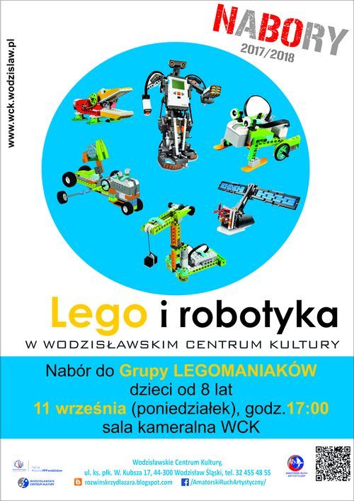 Zostań Legomaniakiem! W WCK startuje nabór na warsztaty budowania robotów, Wodzisławskie Centrum Kultury