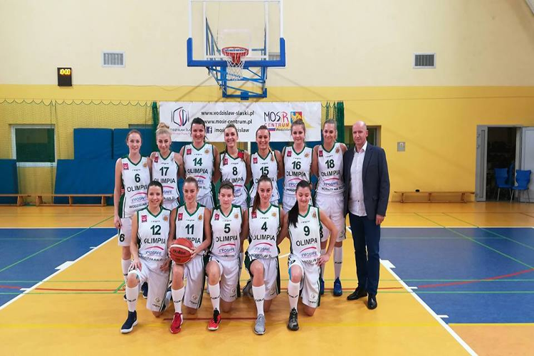 Koszykówka: MUKS Poznań zdecydowanie lepszy od Olimpii, Olimpia Wodzisław