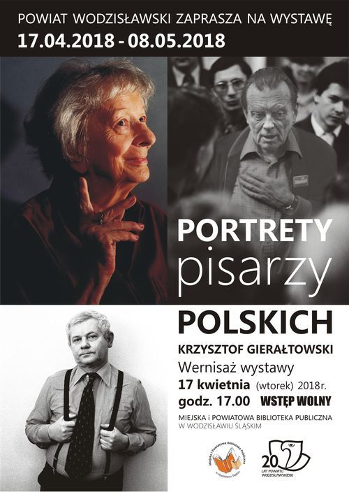 „Portrety pisarzy polskich” w wodzisławskiej bibliotece, Starostwo Powiatowe w Wodzisławiu Śląskim
