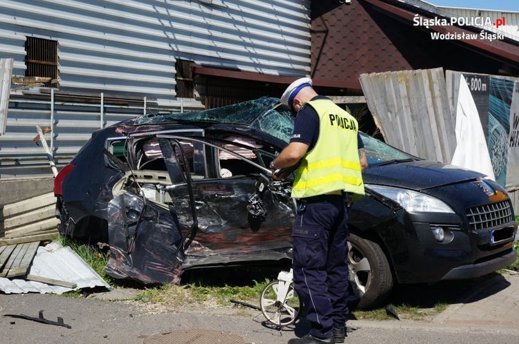 Kierowca tira zlekceważył STOP – wracamy do wypadku w Czyżowicach, Policja Wodzisław Śląski
