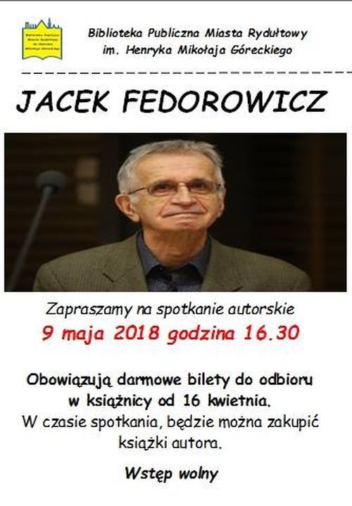 Prowadzący „Dziennik Telewizyjny” przyjedzie do rydułtowskiej biblioteki, Biblioteka Publiczna Miasta Rydułtowy