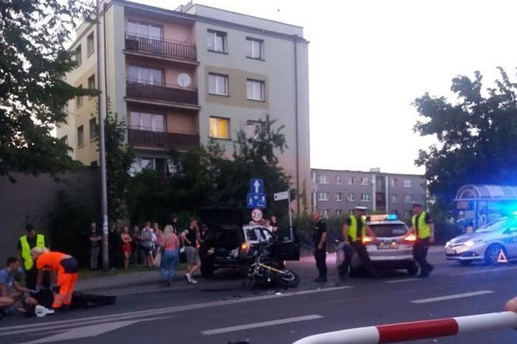 Groźnie na drogach w weekend, motocykliści poszkodowani, Policja Wodzisław Śląski